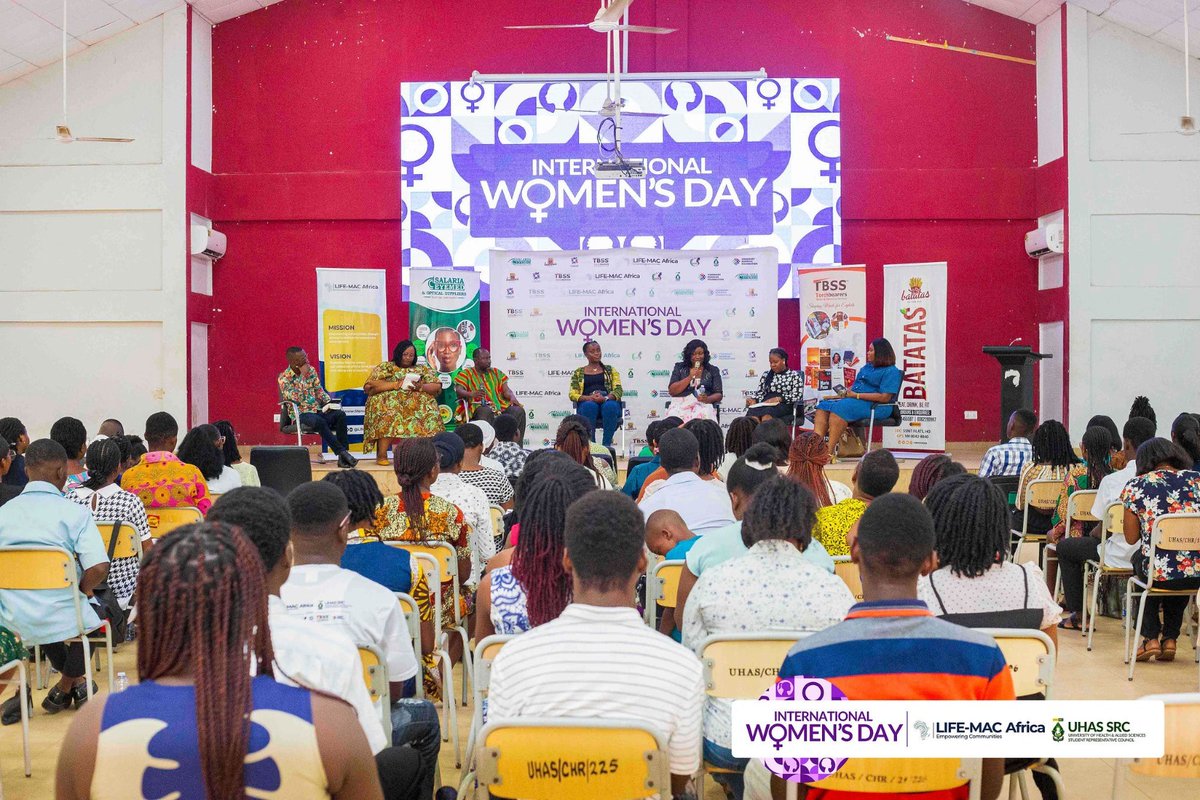 LifeMacAfrica's tweet image. #IWD2025 panel sparked bold talks on gender equity, leadership &amp;amp; change. Real change starts with action!

What inspired you most? 💬👇

#AccelerateAction #LifeMacAfrica #UHASSRC #LMC #SalariaEyeMed #TBSSGh #Batatas #VisionaryNormanFoundation