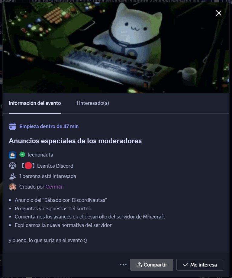 ModNautas's tweet image. ¡Nos vemos en una hora en el podcast de Discord!