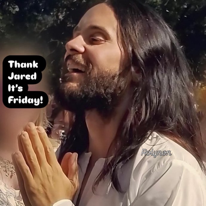 Rolynon247's tweet image. Friday! We made it! Get ready for a fantastic weekend! ❤️
#jaredleto #LiveLoveLeto #marsarmy #friday #fridaymotivation #fridayvibes #fridayfun #weekend #jaredletoismytherapist @jaredleto