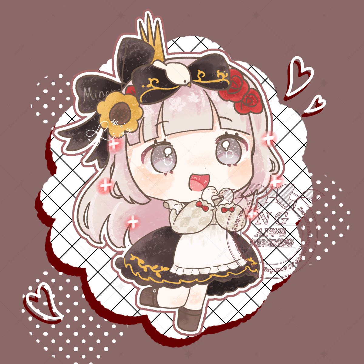 仲良しさんのホムお借りました🌹♥️
 #リヴリーホムイラスト
 #リヴリーファンアート