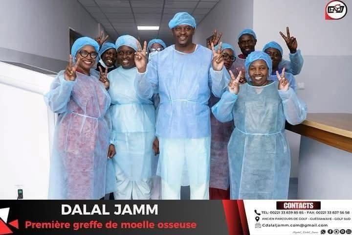 aminatatoureklk's tweet photo. Je félicite chaleureusement l'Unité de greffe de moelle osseuse du service #Hématologie clinique de l'Hôpital Dalal Jamm pour cette première greffe de moelle osseuse réussie. https://t.co/ilQ5qjaZhy