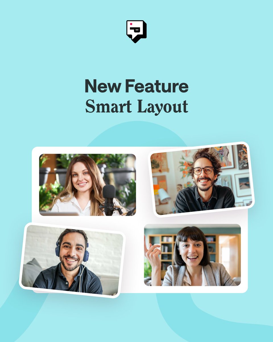 PodcastleAI's tweet image. Meet the new Smart Layout!

No more long editing hours. Let AI automatically switch between speakers during your interview edits, saving you time and effort. Focus on the content, not the cutting!

Want to see it in action? Check it out now! 🚀

#AIEditing #PodcastMadeEasy…