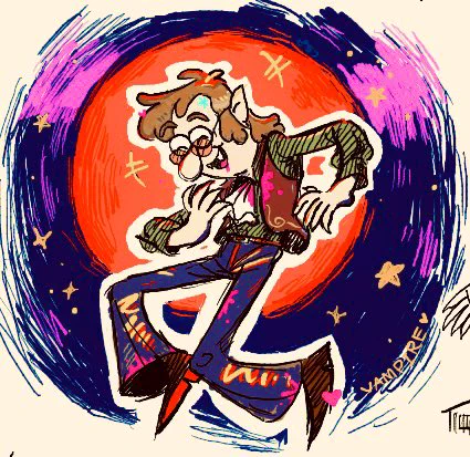 Werewolf Stanley x vampire fiddleford   良すぎる…#GravityFalls #FiddlefordMcGucket #stanleypines #fiddlestan 