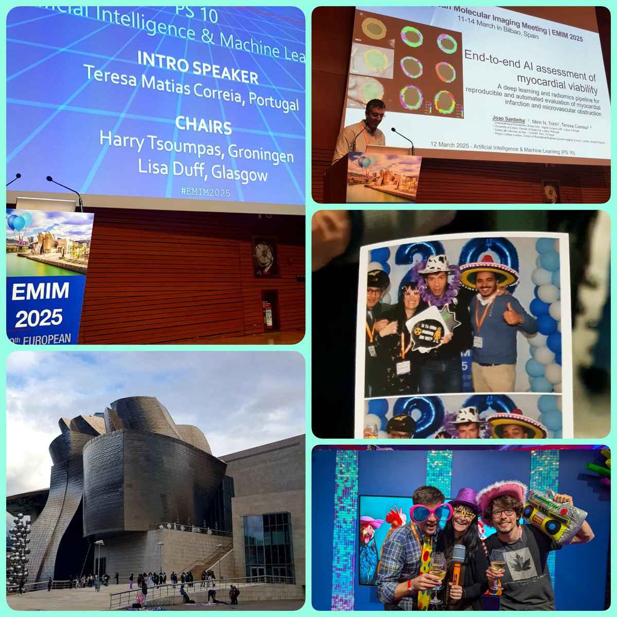 #EMIM2025 <a href="/ESMI_society/">European Society for Molecular Imaging - ESMI</a> is a very welcoming society! 🙏 It's been an honour to co-chair the Reconstruction, Processing &amp; Analysis category and give a talk on AI for molecular imaging. I had a wonderful time in Bilbao 🧐🥳 Next stop <a href="/ISMRM/">ISMRM</a> perfusion workshop! Anyone else? 🤩
