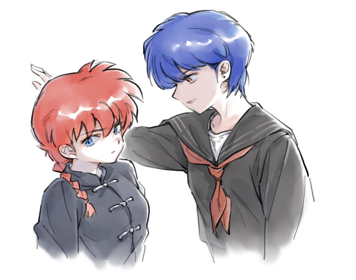 kaijin1202's tweet image. 不良小茜3: 乱马的秘密
小茜:怎么,变成女人这么弱了?
乱马:…
这个系列不知道能坚持画几张,总之先来张女同
#らんまアニメ #ranma #akane #Ranma12 #RanmaxAkane