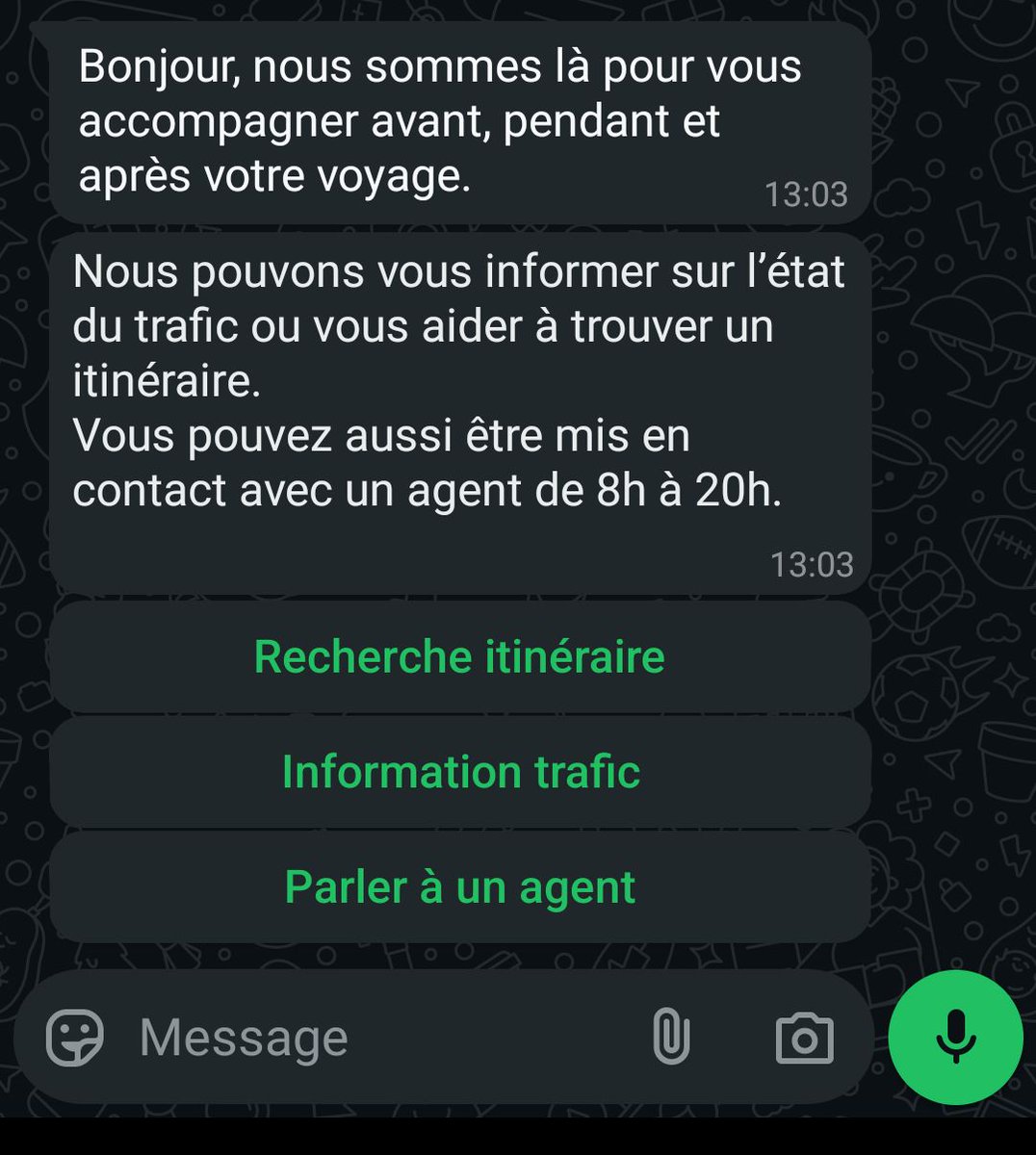 Sébastien TGVin⭕ui (@sncfsebastien) on Twitter photo Allô, allô, monsieur l'ordinateur
Dites-moi, dites-moi où est passé mon cœur
Je vous appelle au Bureau du Bonheur 
sncf-voyageurs.com/fr/contactez-n…
#PourNosVoyageurs #SNCFVoyageurs #TeamTrain Allô, allô, monsieur l'ordinateur
Dites-moi, dites-moi où est passé mon cœur
Je vous appelle au Bureau du Bonheur 
sncf-voyageurs.com/fr/contactez-n…
#PourNosVoyageurs #SNCFVoyageurs #TeamTrain