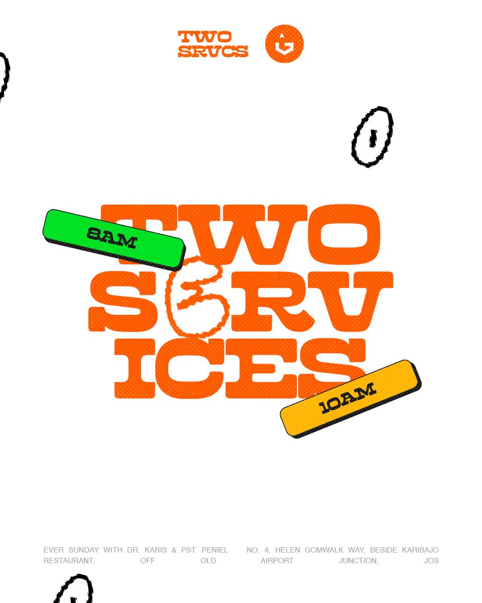 Starting this Sunday, we will be having two services at Gloryzone HQ!!! We now have enough room to receive you and your clan every Sunday! 💃🏽💃🏽