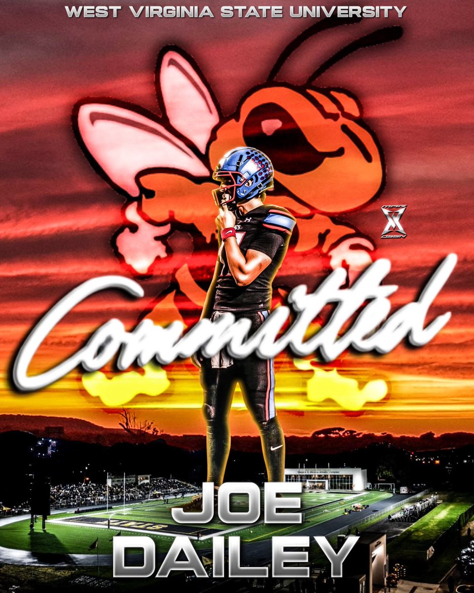 Joe Dailey (@joedailey19) on Twitter photo 100% committed to West Virginia State!
Thank you to my Lord and Savior Jesus Christ
<a href="/WvsuFootball/">WVSU Football</a> <a href="/CoachPenn/">John Pennington</a> <a href="/CoachCav_/">Matt Cavallaro</a> <a href="/EraPrep/">New Era Prep</a> <a href="/TKALions/">The King’s Academy Athletic Dept.</a> 100% committed to West Virginia State!
Thank you to my Lord and Savior Jesus Christ
<a href="/WvsuFootball/">WVSU Football</a> <a href="/CoachPenn/">John Pennington</a> <a href="/CoachCav_/">Matt Cavallaro</a> <a href="/EraPrep/">New Era Prep</a> <a href="/TKALions/">The King’s Academy Athletic Dept.</a>