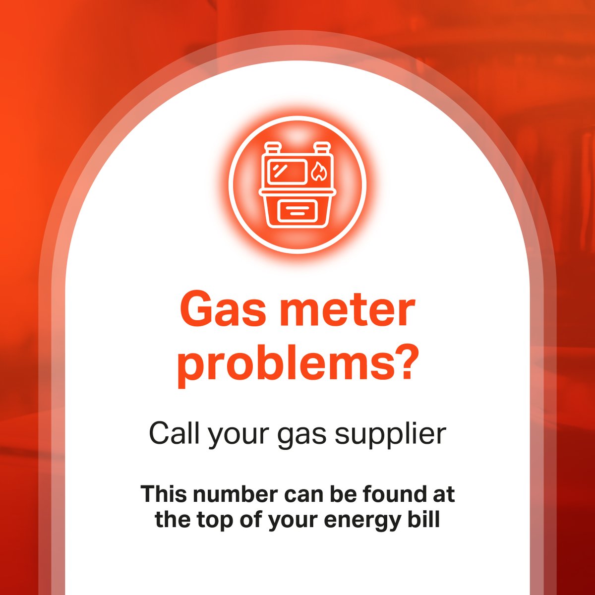 Issues with your gas meter reading?

Contact your gas supplier directly using the number on your bill. 📄

Make the right call, first time. Reach the right service faster to get your gas problem solved. ☎️✅

More info 👉 cadentgas.com/make-the-right… 

#Maketherightcall