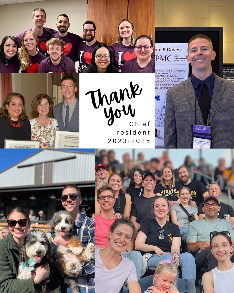 A heartfelt thank you to our outgoing Chief Resident, Mason Marshall! His tremendous hard work, patience, and dedication truly made a difference in the program. We are lucky to have you as a #CytoPath fellow in the next academic year!