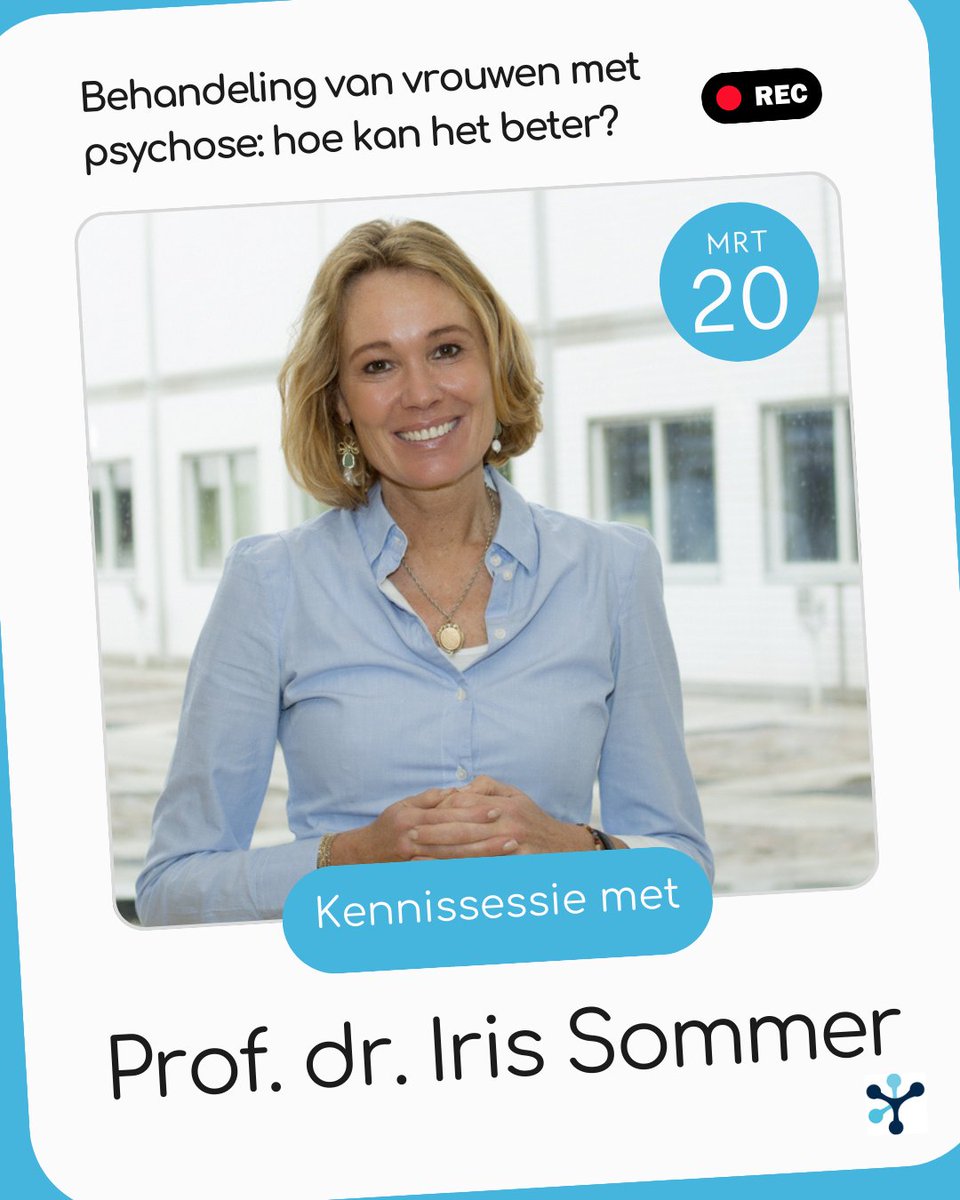 🚺 Psychosezorg voor vrouwen moet beter! Diagnoses worden vaak te laat gesteld of gemist of behandelingen sluiten niet aan.

🔬 Hoogleraar Iris Sommer deelt onderzoek en inzichten op 20 maart om 19:30 uur. Gratis via Zoom!

💡 Meld je aan: ap.lc/EggJX