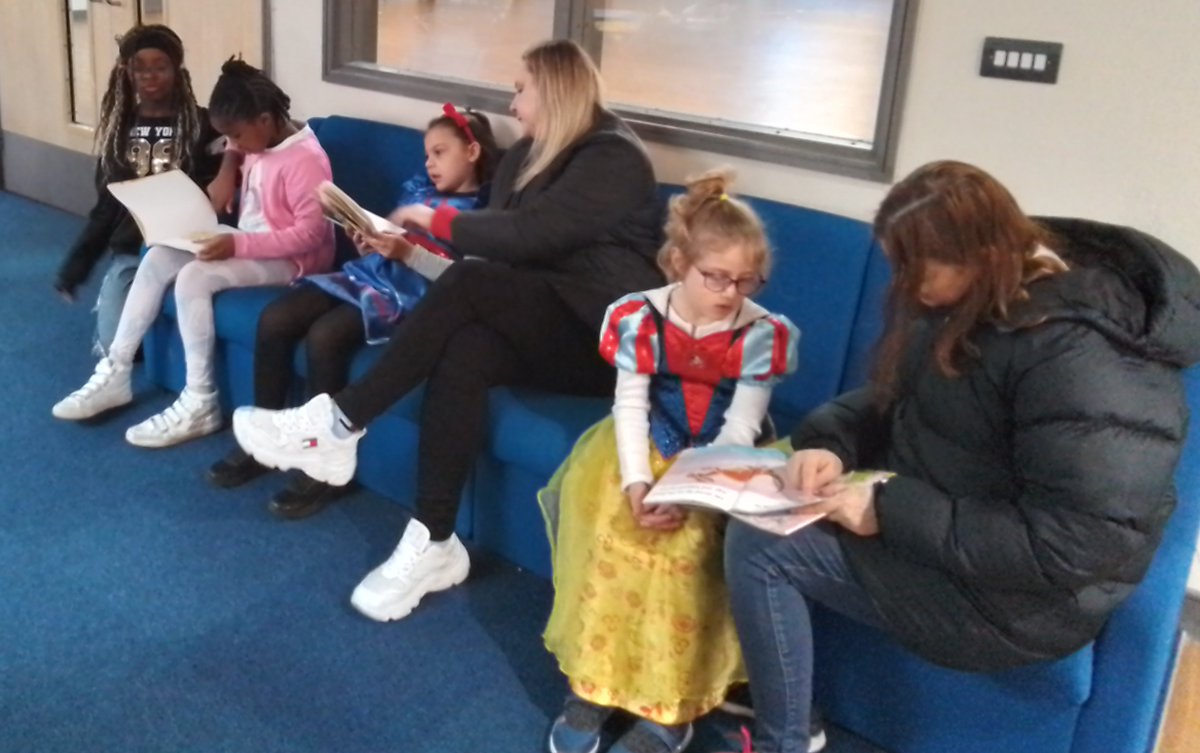 World book day with the parents. Brilliant celebration of reading.