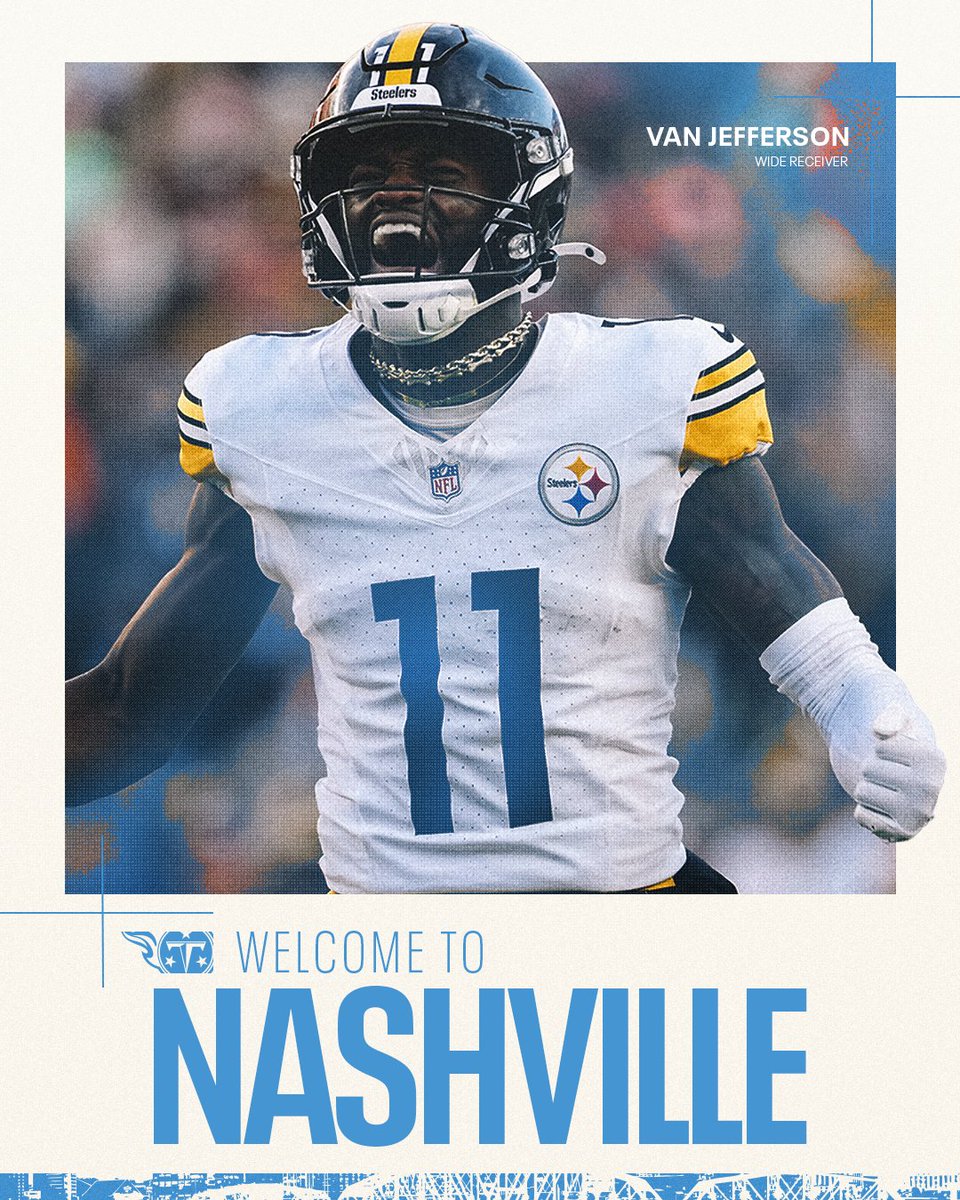 Titans's tweet image. Welcome home, @VanJefferson12! 👋