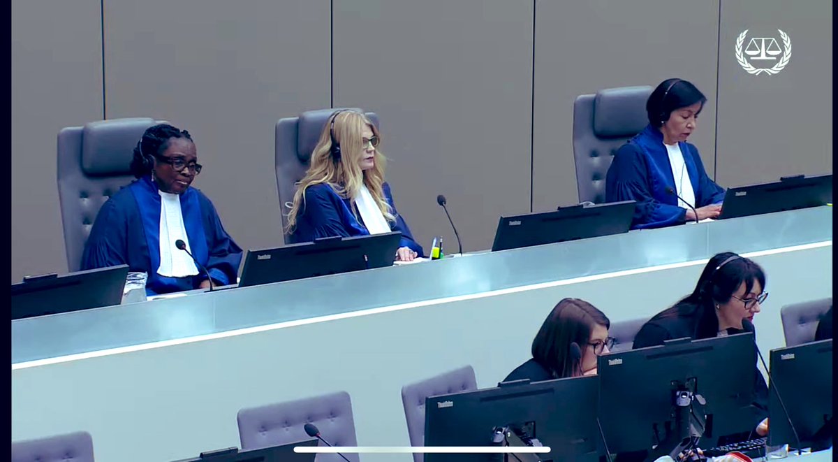 The power of women. Hearing the situation of a man suspected of committing crimes against humanity.  #Duterte #ICC #WomensMonth
