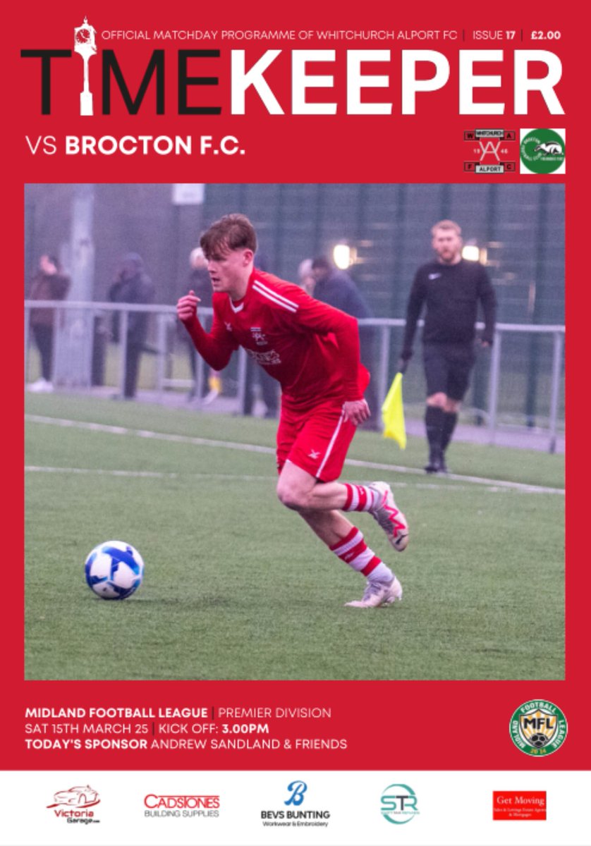 MATCH DAY PROGRAMME🔴⚪️

On sale at tomorrow’s game will be our superb matchday programme courtesy of Matchday Programmes which features a player interview with <a href="/JacobEdwards29/">JacobEdwards29</a>, and our supporter q&amp;a with our very own media assistant <a href="/zacH0301/">Zac</a> , so get yours for only £2