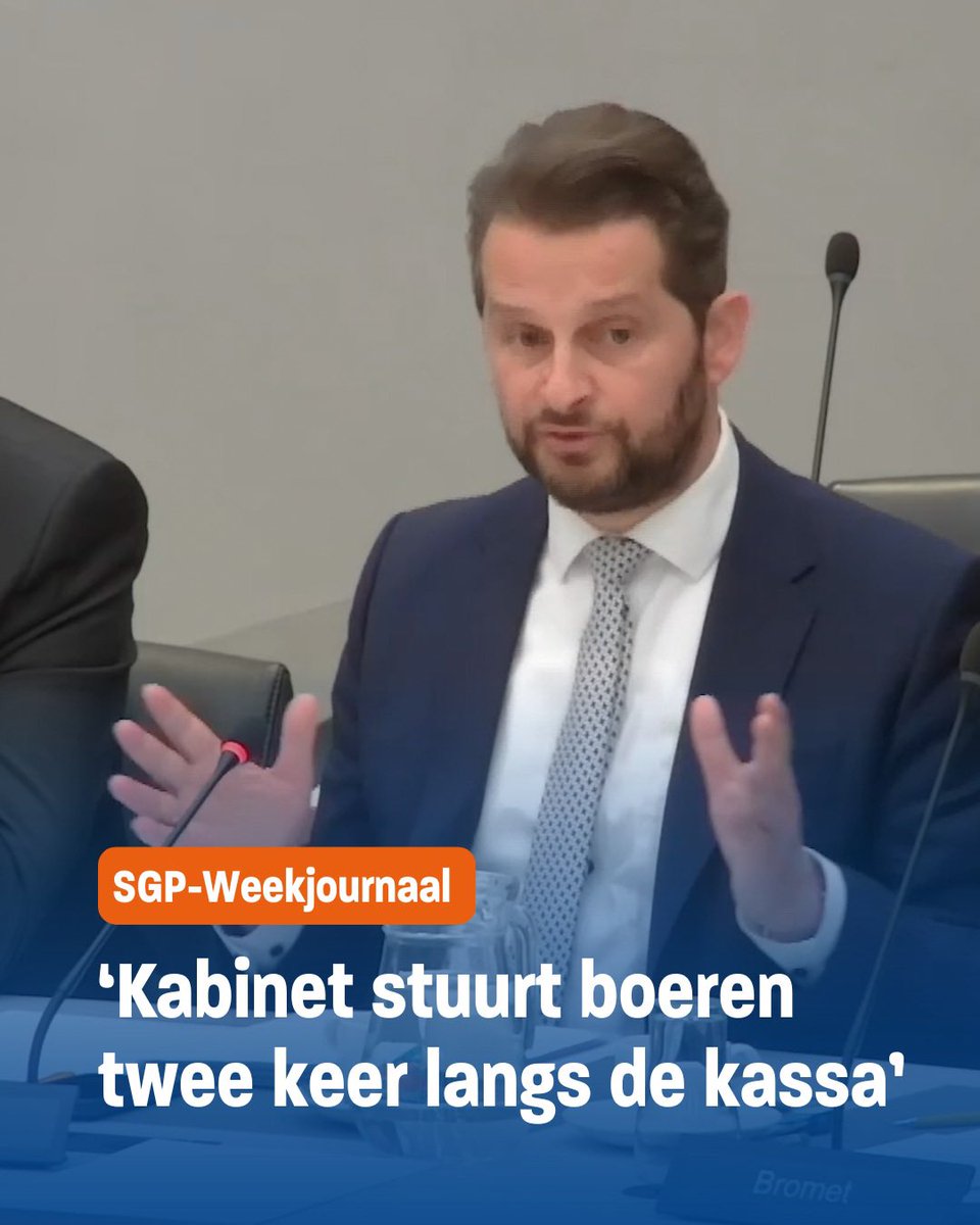 SGPnieuws's tweet image. Het kabinet wil boeren twee keer langs de kassa te sturen... Eerst door de veestapel te krimpen om vervolgens compensatie uit te keren uit een geldpot die grotendeels door de boer zelf betaald is. Dit noemt de SGP geen goed bestuur!

🔗 youtu.be/RrhrOvsA-0Y