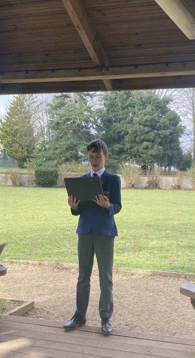 To end #britishscienceweek2025, our Year 8 pupils recited powerful and compelling poems that they had written on the themes of change and adaptation, in our outdoor classroom. #SaintNicks #StNicksCreativity #StNicksEng #StNicksMiddle