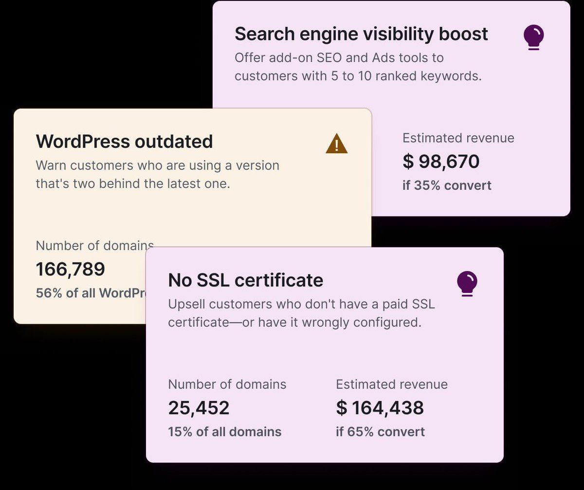 mDI is open—in time for <a href="/cloudfest/">CloudFest</a>!
Web hosts &amp; Registrars, ready to analyze your domains?
🔎 Track trends, security &amp; performance
💡 Spot upsell potential &amp; churn risks
📊 Turn 75+ data points into revenue
Try it FREE: buff.ly/AUG7geE  
Learn more at Booth H11 #CloudFest