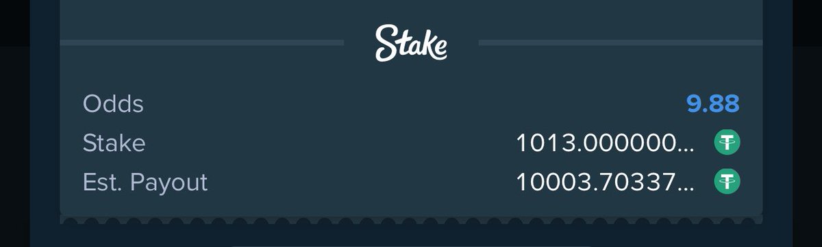 10 odds 🎾 on Stake 

Wins $10k stake.com/sports/home?be…

REGISTER A STAKE ACCOUNT VIA LINK stake.com/?c=f213c5ba25&…

Use Promo code banks for weekly airdrops and bonuses 

OPAY DEPOSITS ARE NOW AVAILABLE ON STAKE ✅ 

Dm t.me/JoyEpos for other bet deposit enquiries ✅