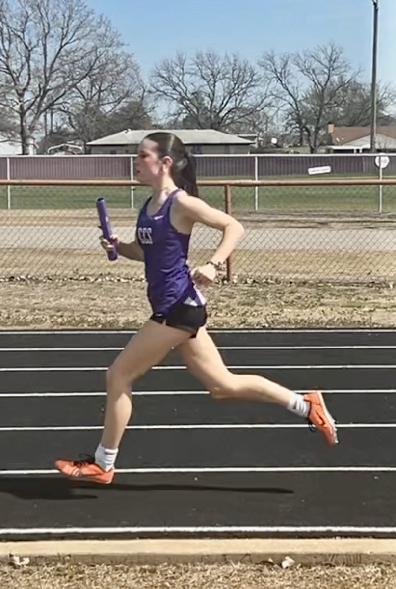(1/3)
CCS Girls place 5th at Velma-Alma Meet, with medals by:

1st LJ - T Downing (16-6 SR🔥)
1st PV - T Downing (10-0 SR🔥)
1st 300mH - T Downing
4th 400m - A Horstkoetter
5th 300mH - J Downing
5th 4x800
6th 4x400
6th 1600m - L Patel 
*7th Shot - H Tayler (28-8 SR🔥)