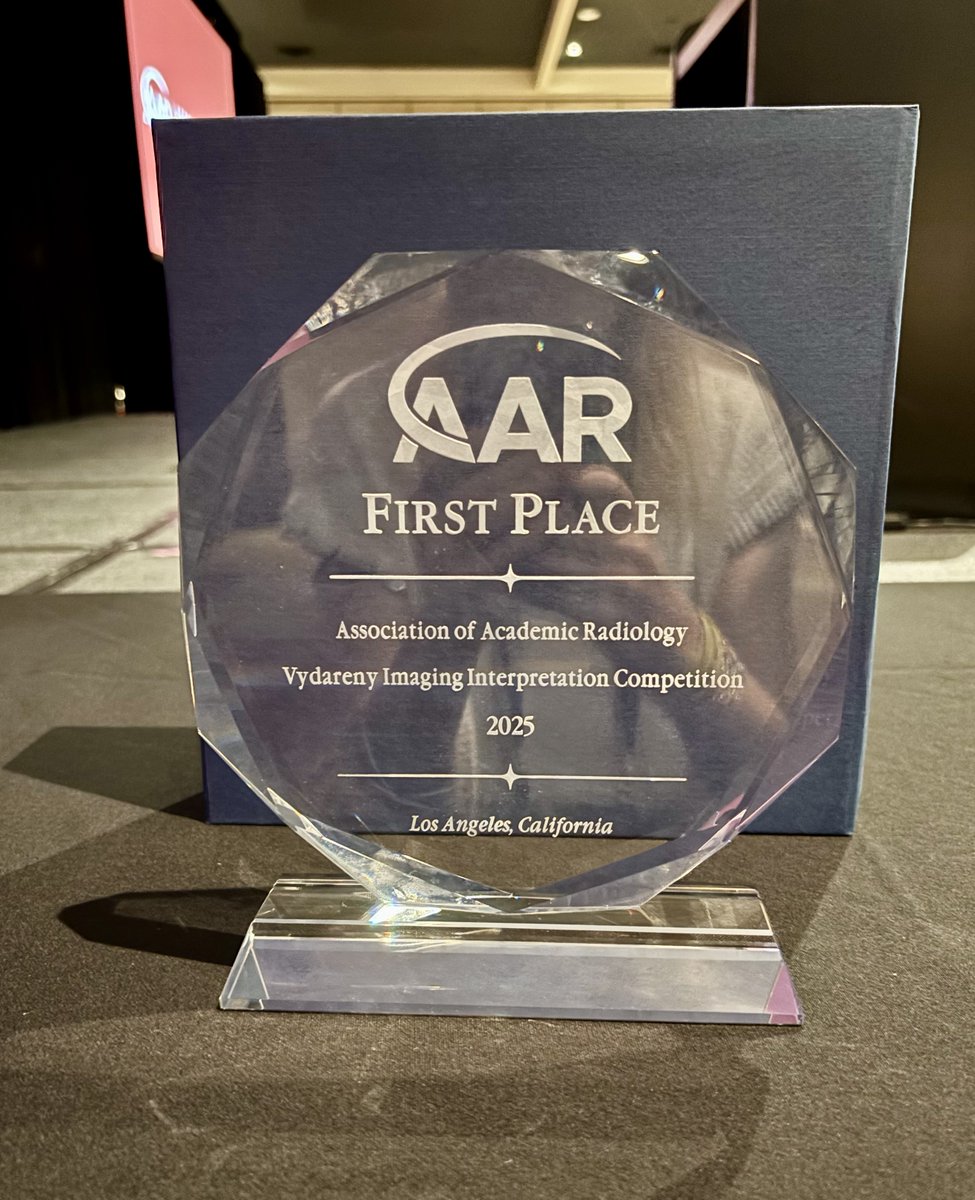Mahan Mathur (@mahan_mathur) on Twitter photo Did I just hear that <a href="/YaleRadiology/">Yale Department of Radiology & Biomedical Imaging</a> won the Vydareny Imaging Interpretation Competition <a href="/aaradiol/">AAR</a> ๐ฎ? Incredibly proud of our <a href="/YaleRadRes/">Yale Radiology Residents</a> & faculty ๐คฉ๐คฉ(sorry to have missed this; perhaps I was the weakest link this whole time? ๐) #AAR25; we will be ready to present in Atlanta! Did I just hear that <a href="/YaleRadiology/">Yale Department of Radiology & Biomedical Imaging</a> won the Vydareny Imaging Interpretation Competition <a href="/aaradiol/">AAR</a> ๐ฎ? Incredibly proud of our <a href="/YaleRadRes/">Yale Radiology Residents</a> & faculty ๐คฉ๐คฉ(sorry to have missed this; perhaps I was the weakest link this whole time? ๐) #AAR25; we will be ready to present in Atlanta!