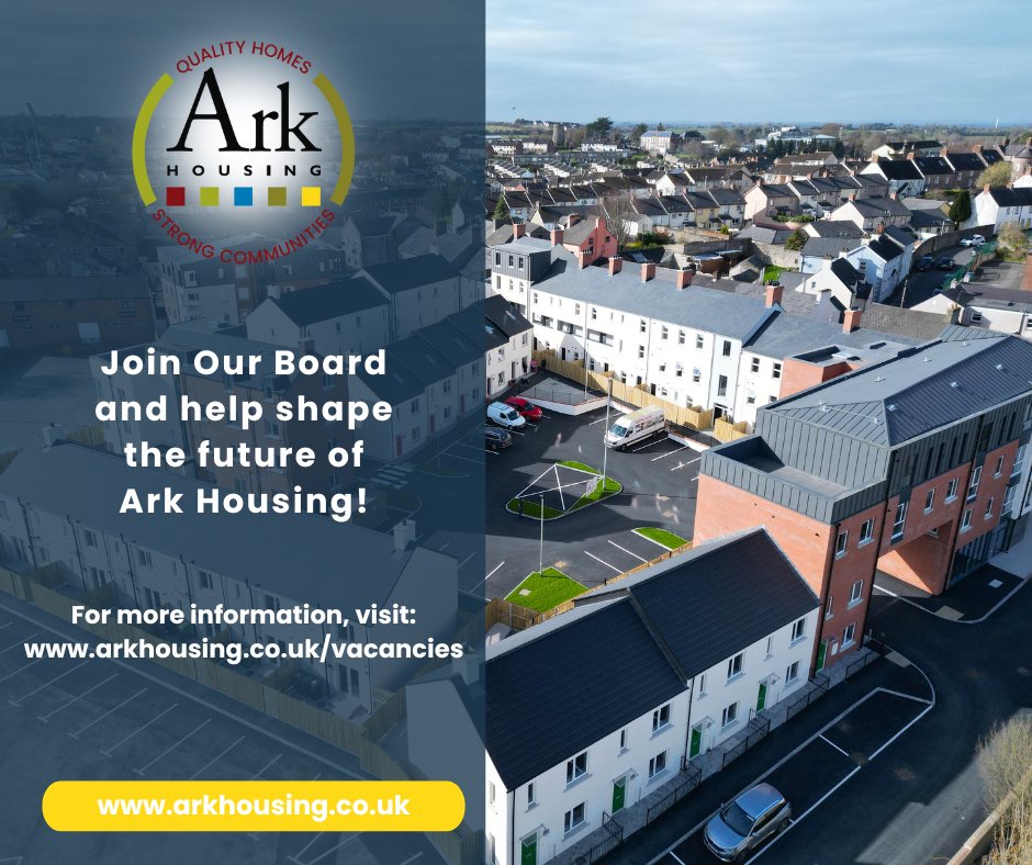 Ark Housing is expanding! 

We're seeking passionate individuals with diverse skills and experiences to join our board and shape the future of Ark Housing.

Please visit our website for more information:
arkhousing.co.uk/vacancies/volu…