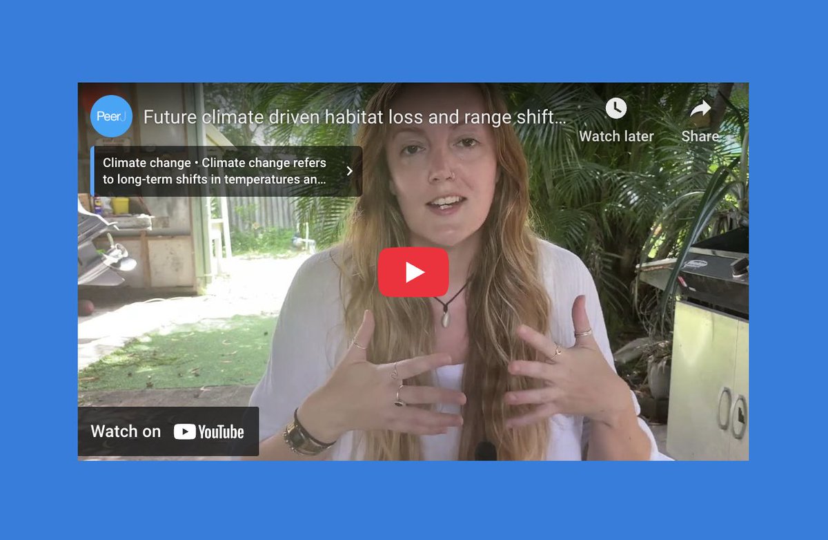 PeerJ Publishing (@thepeerj) on Twitter photo In our latest Article Spotlight ‘Future climate-driven habitat loss and range shift of the Critically Endangered #whitefin #swellshark’ watch an interview with author Kerry Brown, <a href="/PlymUni/">University of Plymouth</a>
See more bit.ly/3XOqvMA
#PeerJ In our latest Article Spotlight ‘Future climate-driven habitat loss and range shift of the Critically Endangered #whitefin #swellshark’ watch an interview with author Kerry Brown, <a href="/PlymUni/">University of Plymouth</a>
See more bit.ly/3XOqvMA
#PeerJ