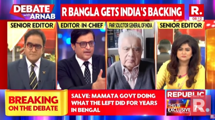 republic's tweet image. #RepublicBangla | The communists brought violence into Calcutta's political culture, and as the saying goes, "Sow the wind, reap the whirlwind." Mamata Banerjee is the whirlwind they are now reaping. Mamata is doing the same thing, she is sowing the whirlwind; God knows what she