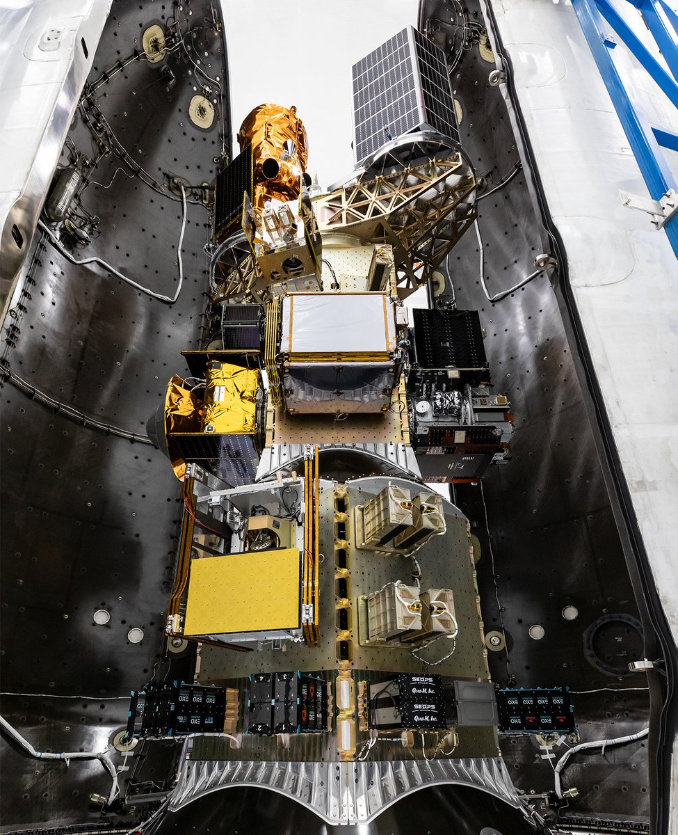 It's launch day! 🚀 Seven Spire satellites are set to launch aboard <a href="/SpaceX/">SpaceX</a> Transporter-13. 

Tune in today at 23:39 PDT to watch live: spacex.com/launches/missi…

Can you spot the Spire satellites? 👀