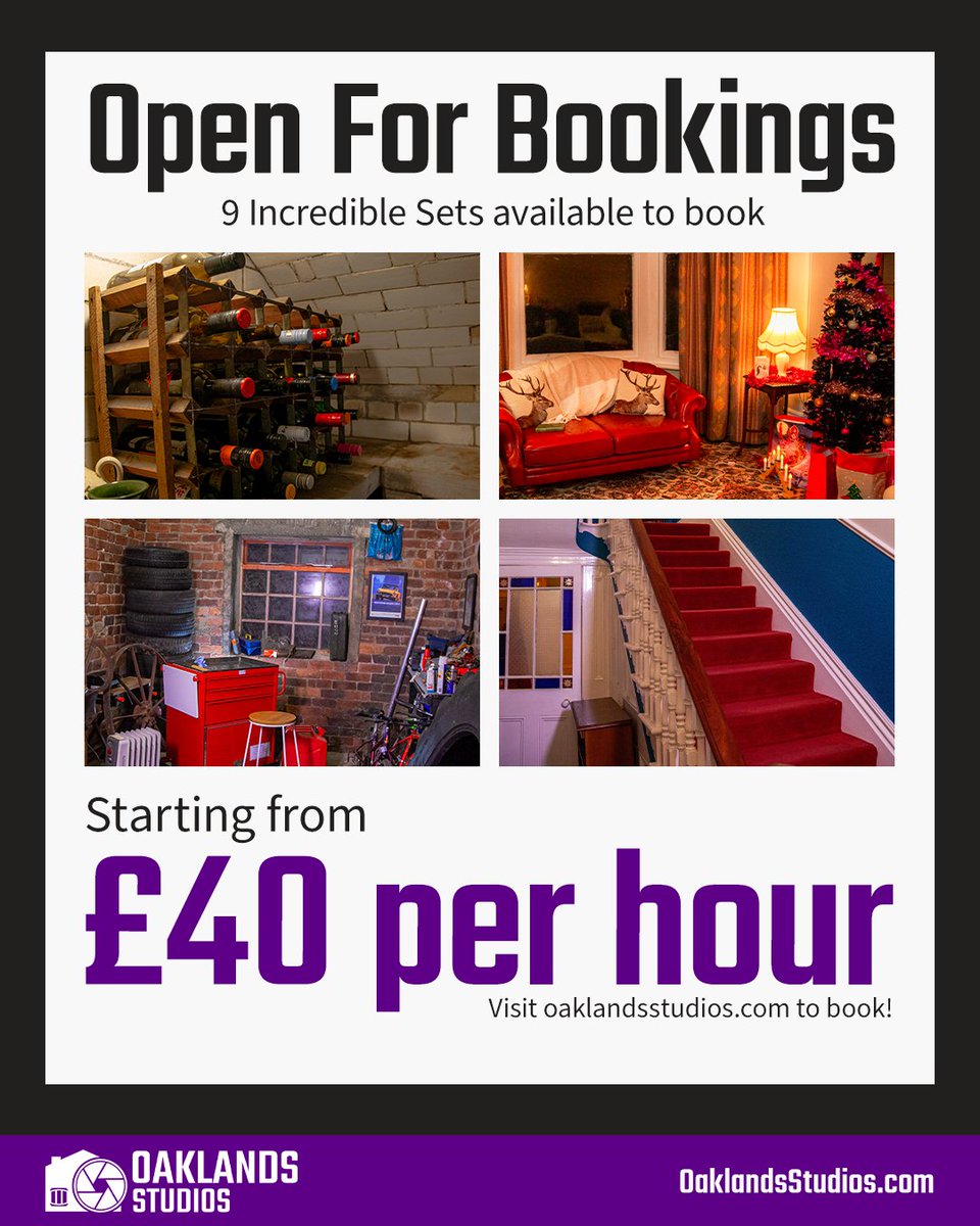 Looking for a location for a project?
Drop us a message, we have variety of sets from victorian style rooms to a wine room, dungeon, medical, &amp; garage/barn sets,not to mention a large garden space.
Based in Wakefield, West Yorkshire. Around 7 mins drive from Junction 38 on the M1