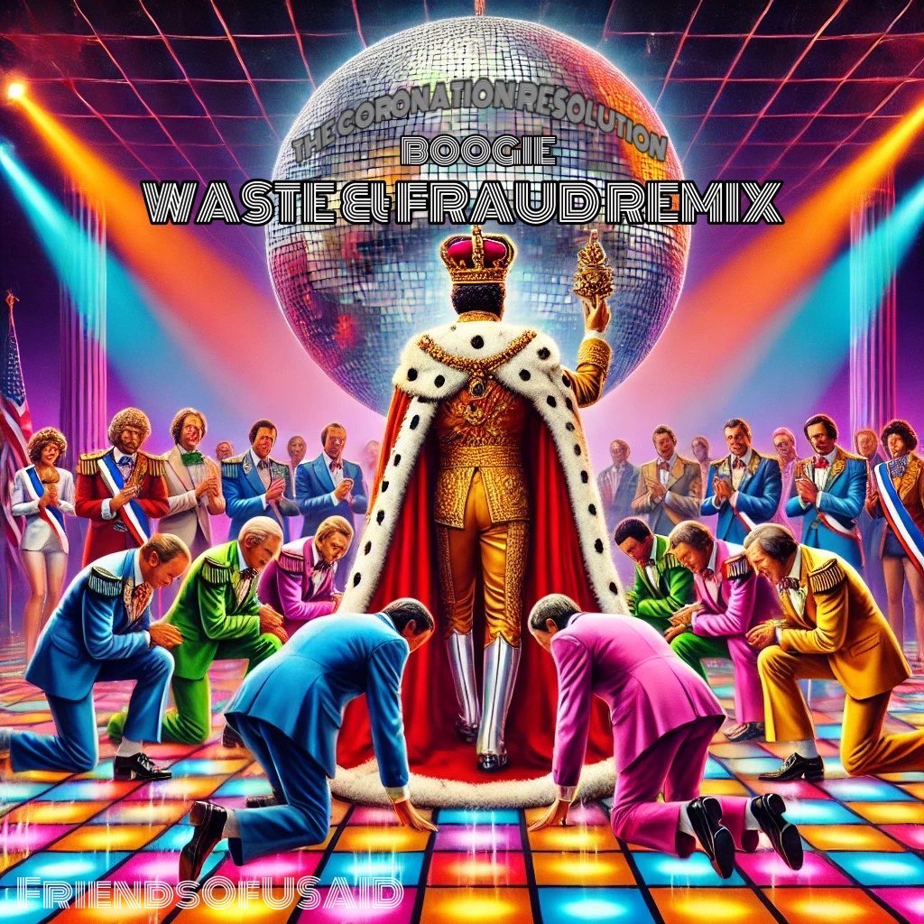 "Friday night it's all on the line, call your reps, don't let them sign. Because the Coronation Resolution is not the solution." #VoteNoOnCloture #votenochuck #USAID <a href="/SenSchumer/">Chuck Schumer</a> 
open.spotify.com/album/4h7Fiqx1…