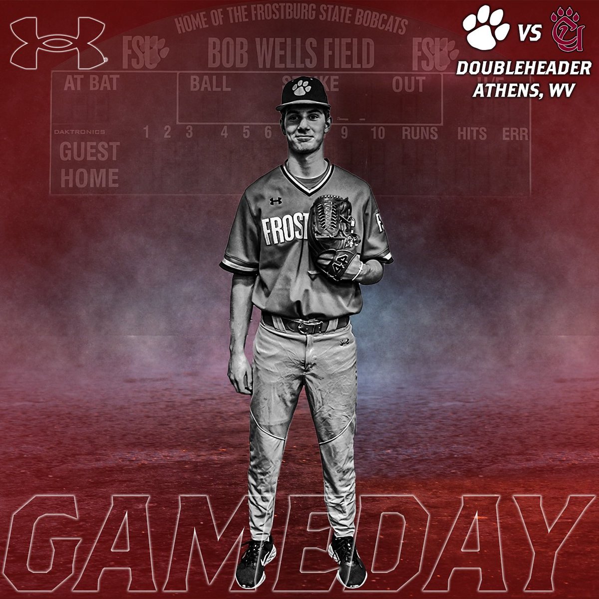 Opening up conference competition on the road is <a href="/Frostburg_BB/">Frostburg Baseball</a> as the guys are at Concord for a 1 PM doubleheader!

#BobcatPride