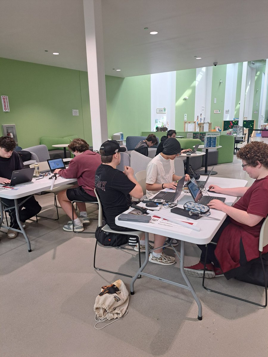 BrianCardarella's tweet photo. CADD Advanced students are at the College of Lake County advanced technology center today in a design competition with other area schools.  They are designing a light saber pen topper. https://t.co/fmiM1ZAvv8