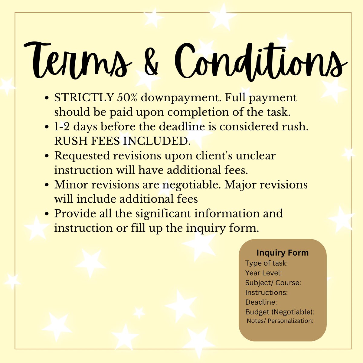 ✨OPEN FOR COMMISSIONS!✨

LF Clients!

🏷️ academic commission, writing, essays, narrative reports, science articles, reaction paper, reflection paper, movie review, book report
