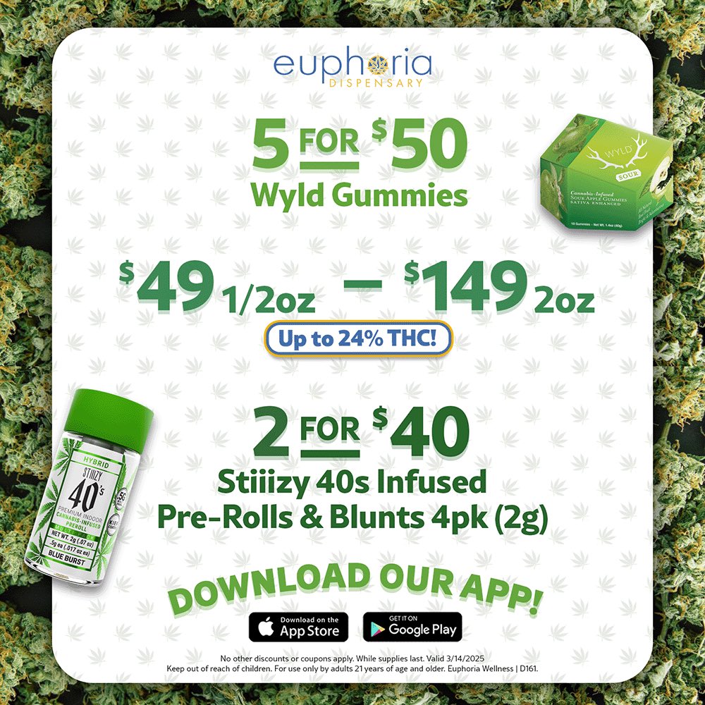Happy Friday  #LasVegas here’s our Daily Deals!!!! #stayabovetheclouds #CannabisCommunity #StonerFam #cannabisculture #cannabisindustry