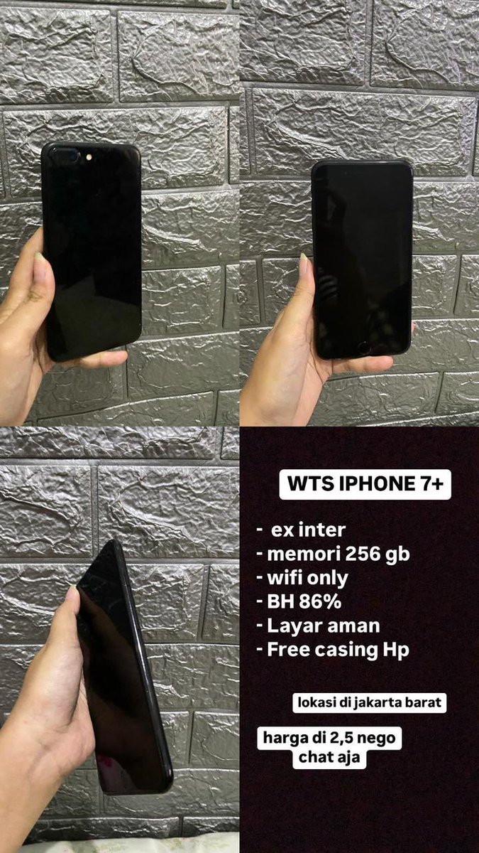 wts iphone 7+ ex inter

#zonauang