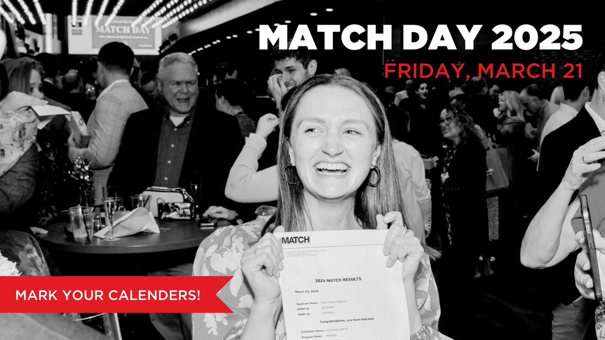 Only ONE week until Match Day! Our M4s are excited and anxious as they await their announcements. Alumni, share your tips and wisdom with our M4s to ease their pre-Match jitters!