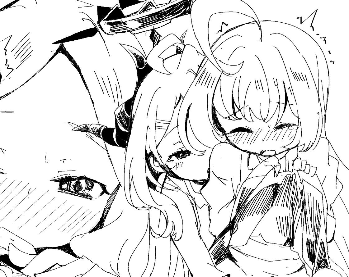 pixivFANBOXでふたなりホシノとヒナ②を公開しました! https://t.co/C3pXH7uork 