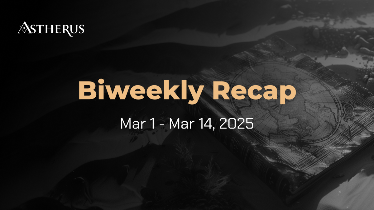 Aster (@aster_dex) on Twitter photo Biweekly Recap — Mar 14, 2025
Protocol
> First Astherus Ascendants announced on Discord & Telegram
> The ONLY official Telegram group: t.me/AstherusHub
> All other official links: linktr.ee/astherus
AstherusEarn
$asBNB
> $RED launchpool rewards updated in asBNB NAV Biweekly Recap — Mar 14, 2025
Protocol
> First Astherus Ascendants announced on Discord & Telegram
> The ONLY official Telegram group: t.me/AstherusHub
> All other official links: linktr.ee/astherus
AstherusEarn
$asBNB
> $RED launchpool rewards updated in asBNB NAV