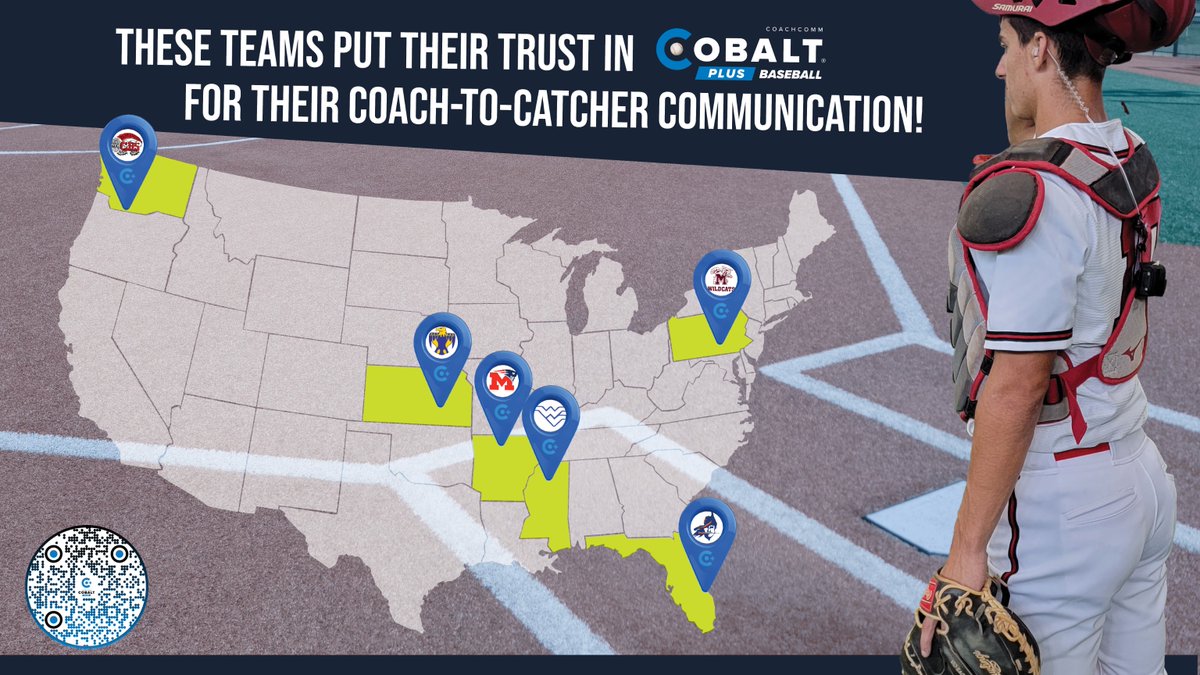 CoachComm's tweet image. We're excited to welcome @MarionPatsBSB, Mechanicsburg HS, @WVHS_Baseball, The Benjamin Upper School, Circle HS, and @makersbaseball to our #baseball family!

We’re glad to have you with us! #Communicate #CoachtoCatcher
