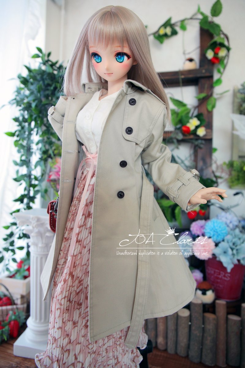 Toa Claris様製 MDD用ピンタックワンピース MDD/OF:ピンタック