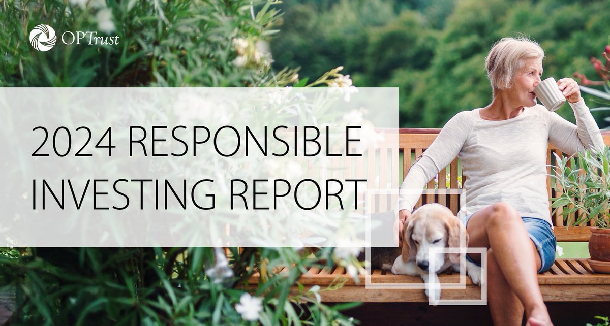 Responsible investing is core to how we invest at OPTrust. Read our annual Responsible Investing Report to learn about the progress we made in 2024: bit.ly/4kF80nz
