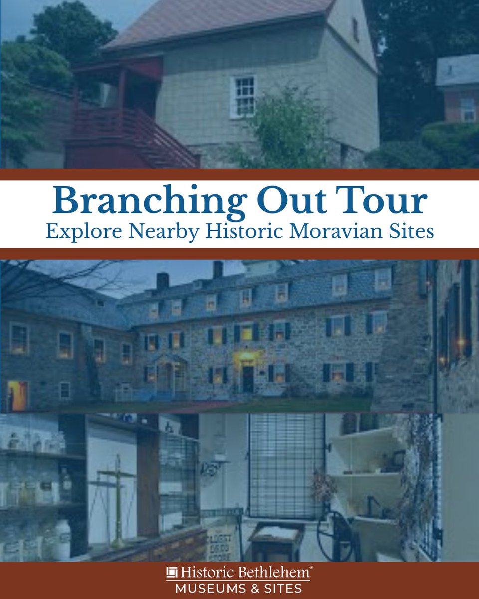 #DYK the Moravians welcomed converted Indigenous people allowing them to worship in their native languages &amp; maintain aspects of their traditional lifestyle.

Learn more on our Branching Out Tour - book now at brnw.ch/21wRkyh 🔗 #ExploreBethlehemHBMS