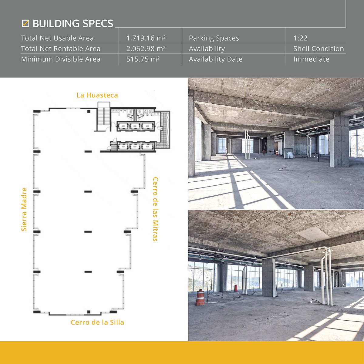 Office space in Torre Vinta is available for lease or sale in Monterrey. Designed by Landa+Martínez Arquitectos, it offers bright, flexible spaces, a triple-height lobby, cowork café, and top-tier business amenities.

DM us for details!

#RealEstate #CitiusAG #CorporateRealEstate