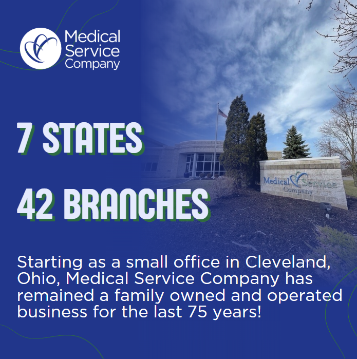 In the past 75 years, we have grown from a small office in Cleveland, OH to 42 different locations in 7 states! Learn more about our locations by clicking this link: bit.ly/47u080g. #MedicalServiceCompany #DME #HME #sleep #oxygen #diabetes #healthcare
