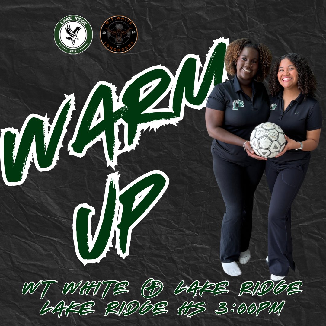 Lake Ridge Soccer (@lakeridgesoccer) on Twitter photo Pre-Playoff Warm Up Game
π WT White
π 3.14.25
ποΈ The Eagle Nest
β±οΈ V - 3:00pm
<a href="/MISDathletics/">MISD Athletics Dept.</a> <a href="/alltheway30/">Ashley Alloway</a> Pre-Playoff Warm Up Game
π WT White
π 3.14.25
ποΈ The Eagle Nest
β±οΈ V - 3:00pm
<a href="/MISDathletics/">MISD Athletics Dept.</a> <a href="/alltheway30/">Ashley Alloway</a>