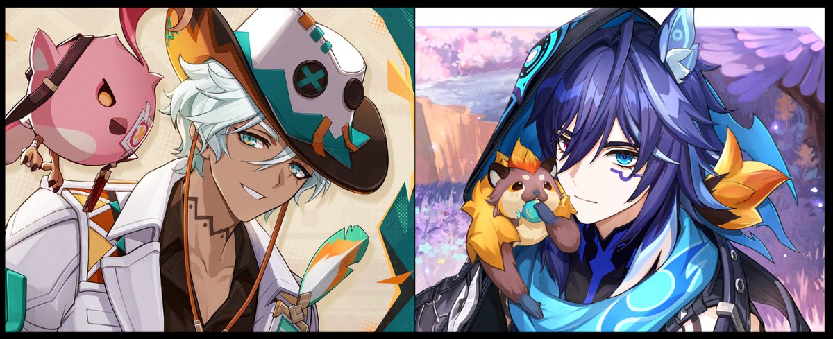 #ifaron 💉🦇
If you're interested in the crumbs and connections about the Ifa x Ororon ship, I have collated everything that happened in-game, and in voicelines for the two characters. 🔗to read below: