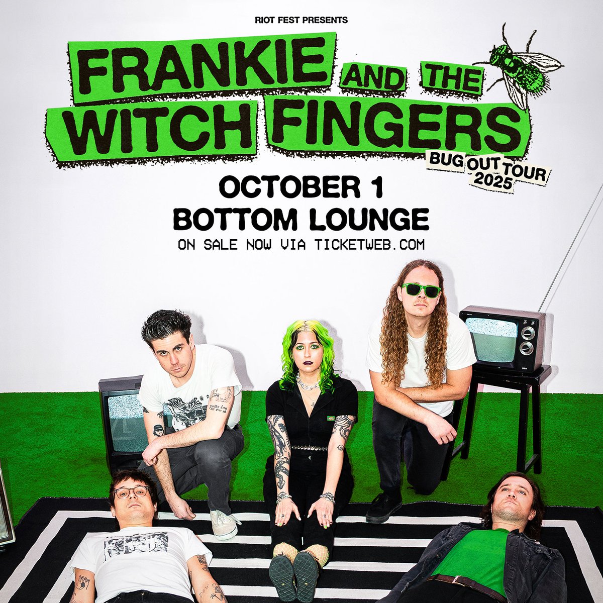 ON SALE NOW!

🎉 5/9 - Scarlet Demore *SUPPORT ADDED!* - Killmoves, Latter &amp; Yada Yada - bit.ly/3R96j4d 
😎 6/18 - Greer - bit.ly/423NeXn
🎃 10/31 - Frankie and the Witch Fingers - bit.ly/3FEKjM2
