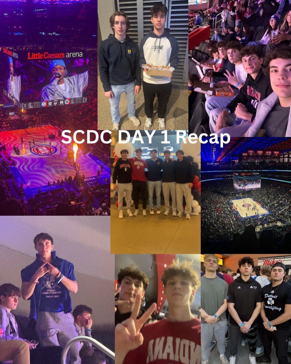 Day 1 of Michigan DECA States. ✅ Our written event competitors gave it their all, and we wrapped up the night at the Pistons game and exploring Detroit! Excited for what’s next! #MIDECA #SCDC2025 #Detroit