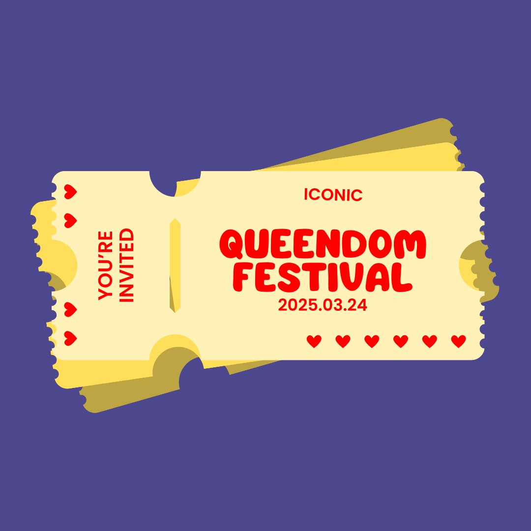 IconicOfficialK's tweet photo. ICONIC 상의

1st Full Album
[Queendom Festival]

YOU'RE INVITED

➡️ 2025.03.24 12AM (KST)

#Iconic #상의 #Zimzalabim #Zimzalabim_Iconic
#Queendom_Festival #Queendom_Festival_Iconic https://t.co/h7EFxP3qxI